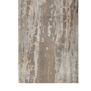 Alfombra Kavi Ivory de Lana y Seda de Bambú Anudada a Mano, Colección Teoría del Caos, Diseño Abstracto para el Hogar, Pasillo, Tejido Plano, 9x12, 10 mm - Product Image 4