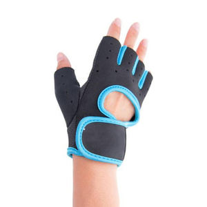 Gants de sport en PU antidérapants et résistants à l'usure, personnalisables en couleur et en taille, pour le sport et l'entraînement en salle de sport, design unisexe à demi-doigts - Product Image 4