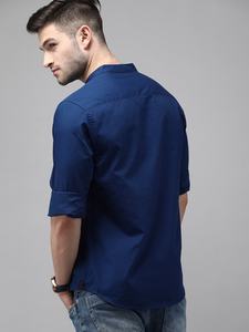 Chemise à manches courtes pour homme, nouvelle collection printemps 2022, boutons, décontracté, couleur unie, tenue d'affaires, bureau - Product Image 3