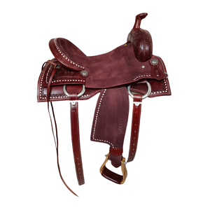 Selle de cheval en cuir de qualité supérieure pour un confort et une performance ultimes | Durable, élégante et ergonomique pour les cavaliers - Product Image 1