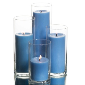 Tarros de velas perfumadas vacías de cristal de lujo con logotipo personalizado decoración de comedor velas de cera de soja Navidad hecho a mano diseño moderno de larga combustión - Product Image 3