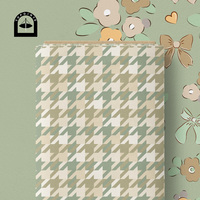 Tissu en coton floral Topoints pour robes, impression numérique, motifs personnalisés ABY
