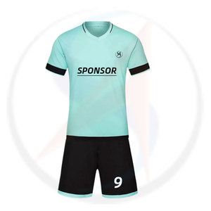 Conjunto de fútbol personalizado, venta al por mayor, uniformes de fútbol para hombres y niños, ropa de equipo personalizada, conjunto de ropa deportiva de tela de malla de secado rápido - Product Image 1
