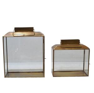 Farol de Vidrio Único y Elegante para Decoración Navideña del Hogar - Product Image 4