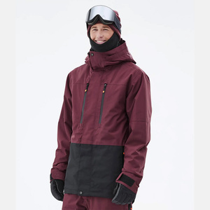 OEM chaquetas de nieve de invierno para esquiar y snowboard con capucha cremallera a prueba de viento impermeable prendas de vestir exteriores personalizadas para hombres mujeres y jóvenes - Product Image 1
