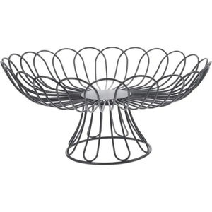 Soporte para Pastel de Una Sola Capa, de Malla de Alambre de Hierro, Ecológico, Apto para Lavavajillas, con Acabado Negro, para Hogar, Bodas, Fiestas de Cumpleaños, Decoración de Mesa - Product Image 5