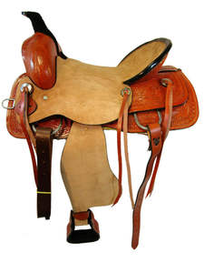 Vente en gros de selles de course de baril de haute qualité en cuir véritable fait à la main selles de cheval Western selles de rodéo durables en vrac Cowboy - Product Image 4