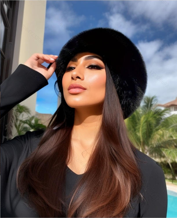 หมวกนางฟ้า-ดำ