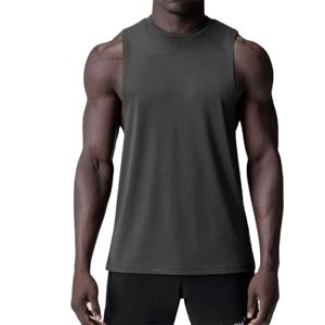 Camiseta sin mangas para hombre, de algodón transpirable, ajustada, para gimnasio, entrenamiento, correr, informal, de verano, estilo urbano, en oferta. - Product Image 1