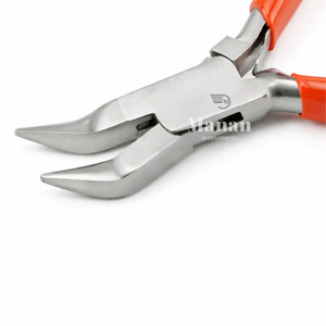 MANAN INSTRUMENTS Alicates de punta curva de 5.7 pulgadas (145 mm) de acero inoxidable de precisión para doblar alambre, manualidades DIY de alta calidad - Product Image 4