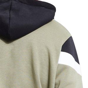 Vente en gros à prix réduit, ensembles deux pièces en coton respirant pour hommes, 80% coton, 20% polyester, couleur noire, sweat-shirt et short - Product Image 6