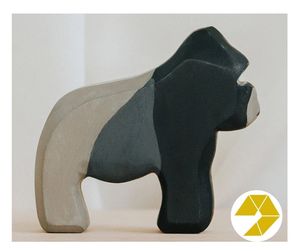 Encantadoras figuras de animales de madera para niños, artesanías de animales de madera ecológicas para educación, decoración juguetona y regalos únicos - Product Image 4