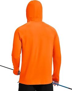 Motif solide manches longues quart Zip Rash Guard Logo personnalisable Sun Hoodie pour courir pêche décontracté décontracté - Product Image 3