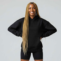 Sudadera con Capucha Personalizada de Alta Calidad, Estilo Urbano, Bordada, Estampada, Tie Dye, Ecológica, para Mujer, Invierno, Otoño, Mangas Largas