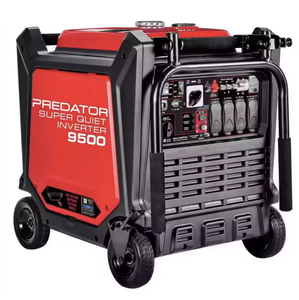 Generador Portátil Inverter Predator de 9500 Vatios, Súper Silencioso, con Sonido Envolvente y 3 Años de Garantía - Product Image 1