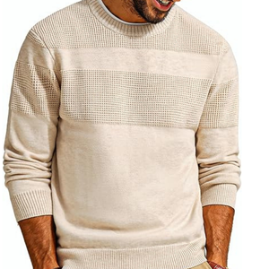 Pull en tricot avec logo personnalisé mode en coton OEM vente en gros en vrac approvisionnement écologique en usine - Product Image 3