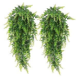 Plante artificielle de fougère de Boston suspendue, fausse verdure grimpante en PE <span class=keywords><strong>pour</strong></span> panier mural, décoration intérieure, jardin, café, <span class=keywords><strong>balcon</strong></span>, vente en gros - Product Image 1
