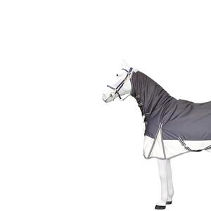 하이 퀄리티 다크 그레이 방수 및 통기성 말 겨울 투표율 깔개 말 도매 제조 업체 겨울 담요 - Product Image 2