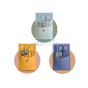 Kit de Manicura Profesional, Cortaúñas, Limas y Herramientas para Cutículas, Kit de Cuidado de Uñas Portátil con Estuche de Cuero - Product Image 4