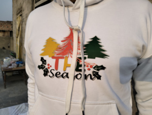 Sweat à capuche personnalisé pour homme, écologique, automne, vente en gros, fermeture éclair, poids lourd 300g, mélange coton/polyester - Product Image 3
