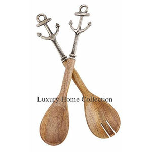 ชุดช้อนส้อมและช้อนโลหะสแตนเลสแบบทันสมัยชุดช้อนส้อมมีดมีดดีไซน์สวยงามเงางามมีด้ามจับ - Product Image 5