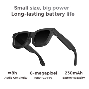 Gafas Inteligentes con IA Mejoradas con Cámara <span class=keywords><strong>de</strong></span> 8MP 1080P, Control por Voz, Traducción en Tiempo Real, Resistentes al Agua IPX-5, Gafas <span class=keywords><strong>de</strong></span> Sol Magnéticas - Product Image 2