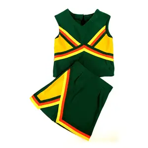 Cheerleader Kostuum Voor Meisjes Uniform Comfortabele En Zachte Stoffen Hoge Kwaliteit Cheerleading Jurk