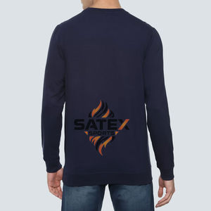 Sweat-shirt d'hiver pour homme, nouveau style, couleur et taille personnalisables, broderie en polaire, 100% coton, haute qualité, grande taille - Product Image 2