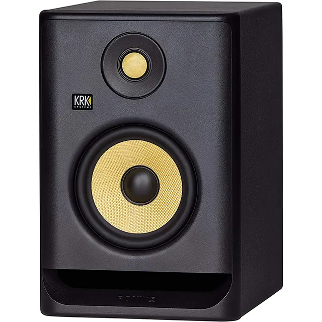 SCHLUSSVERSCHLUSS KRK Lautsprecher RP5 Rokit 5 G4 professionelles Bi-Amp angetriebenes Studio-Monitor-Paar, schwarz