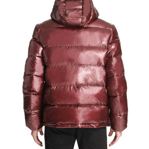 Veste matelassée streetwear pour homme, fermeture éclair sur le devant, manches longues, poche latérale, col à capuche, nouveau design, veste pour homme, vestes pour homme - Product Image 2
