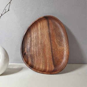Bamboo Foldable Single Bohemian Dishwasher Safe Coffee Tea Serving Storage Tray Handmade Tableware Beverage Living Room Use - Product Image 3