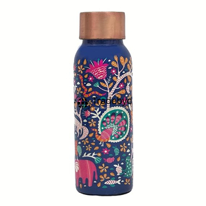 Traditional Pure Copper Drinkware Bottle Wide Use for Ayurveda Benefits Tradebyd Product - Product Image 2