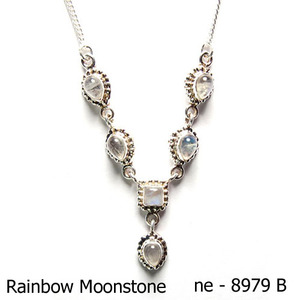 Tuyên Bố Phong Cách 925 Sterling Bạc Vòng Cổ Thời Trang Choker Mặt Dây Chuyền Bohemian Bridal Lariat Lớp Bán Buôn Ấn Độ Đồ Trang Sức - Product Image 4