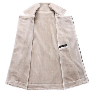 Chaqueta de Cuero Sintético Casual Estilo Urbano para Hombre, Cuello Alto, Detalle de Felpa, Letras, Resistente al Viento, Transpirable, Estilo Motociclista y Béisbol - Product Image 5