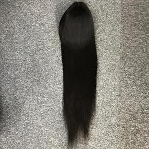 Top Vente Court Vierge Brut Noir Os Droite Cheveux Humains De Haute Qualité En Gros Non Transformés pour Lace Front Vietnamien Un - Product Image 1