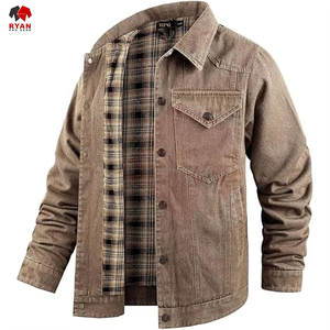 Veste en jean personnalisée pour homme, col rabattu, tissu respirant avec logo personnalisé, ODM OEM - Product Image 2