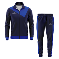 Sublimation 2024 plus récent personnalisé en gros hommes fermeture éclair Sport Slim Fit survêtement ensemble complet polaire à capuche survêtement
