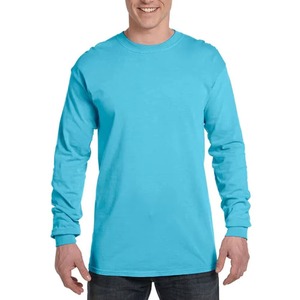 Venta al por mayor Unisex Fleece Cuello Redondo Camiseta Manga Larga Hombres Sin Manga Larga Camiseta - Product Image 1