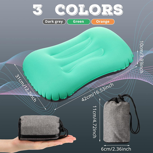 Oreiller gonflable Woqi <span class=keywords><strong>avec</strong></span> oreiller de <span class=keywords><strong>piscine</strong></span> gonflable de <span class=keywords><strong>Camping</strong></span> luxueux et doux, oreiller Ultra doux et Durable - Product Image 2
