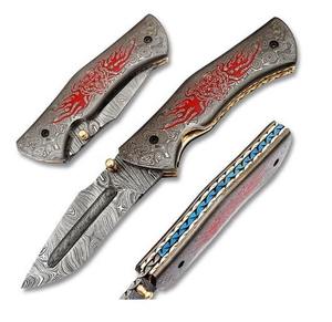 Couteau de chasse en acier Damas de haute qualité avec lame au meilleur design, étui en cuir OEM, produit en gros - Product Image 6