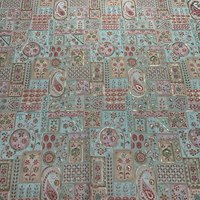Tela de viscosa pura Kurta Koti Lehenga bordado natural elegante con patrón impreso y estilo tejido