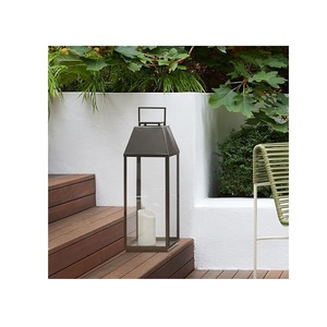 Linterna decorativa de metal para velas con arte intrincado para espacios interiores y exteriores, bodas, fiestas y encantadora iluminación suave - Product Image 3