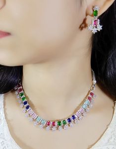 Collier en pierre pour femmes de mariage indien, bijoux de mariée, collier traditionnel, vente en gros, bijoux personnalisés - Product Image 6