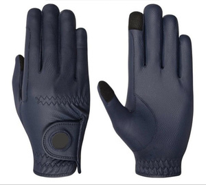 OEM profesional antideslizante hecho a medida guantes de equitación diseño de cuero transpirable duradero para el invierno caliente nuevo lanzamiento - Product Image 1