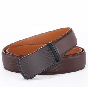 Ceinture en cuir véritable souple originale avec logo personnalisé pour hommes - Product Image 6