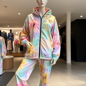Chándales sólidos personalizados de alta calidad para hombre, ropa deportiva suave elástica de nailon, chaqueta con cremalleras completas y pantalones ajustados para hombre - Product Image 3