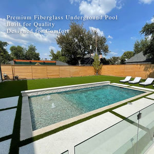 6 <b>Meter</b> Rectangular Outdoor Luxury Swimming Pool Multifunctional Family Fiberglass Swim Spa - Product Image 4