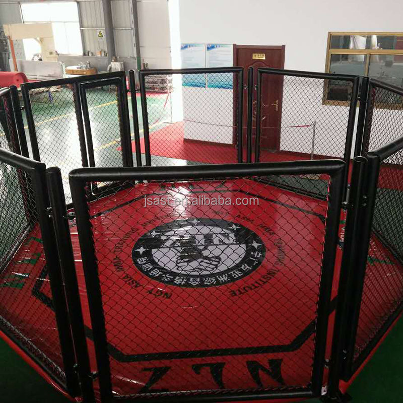 7*7*1m オクタゴンMMAケージ カスタムサイズ ボクシングリング販売