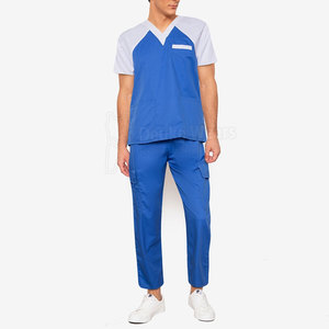 Hot Sale Cotton Made Men <b>Scrubs</b> <b>Sets</b> Wholesale Hospital Wear <b>Scrubs</b> <b>Sets</b> New Style <b>Scrubs</b> <b>Sets</b> - Product Image 3