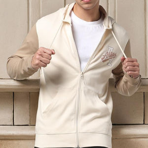 Sudadera con capucha de poliéster y algodón de alta calidad GAF para hombre, sudadera pesada con capucha, sudadera con logotipo personalizado, sudaderas con capucha en blanco - Product Image 1